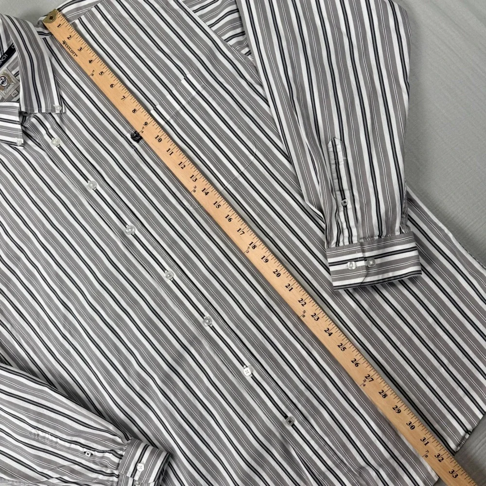 Cinch Men Shirt XL Long Sleeve Striped Button Down Western Cowboy Rodeo Gorpcore - Picture 5 of 6